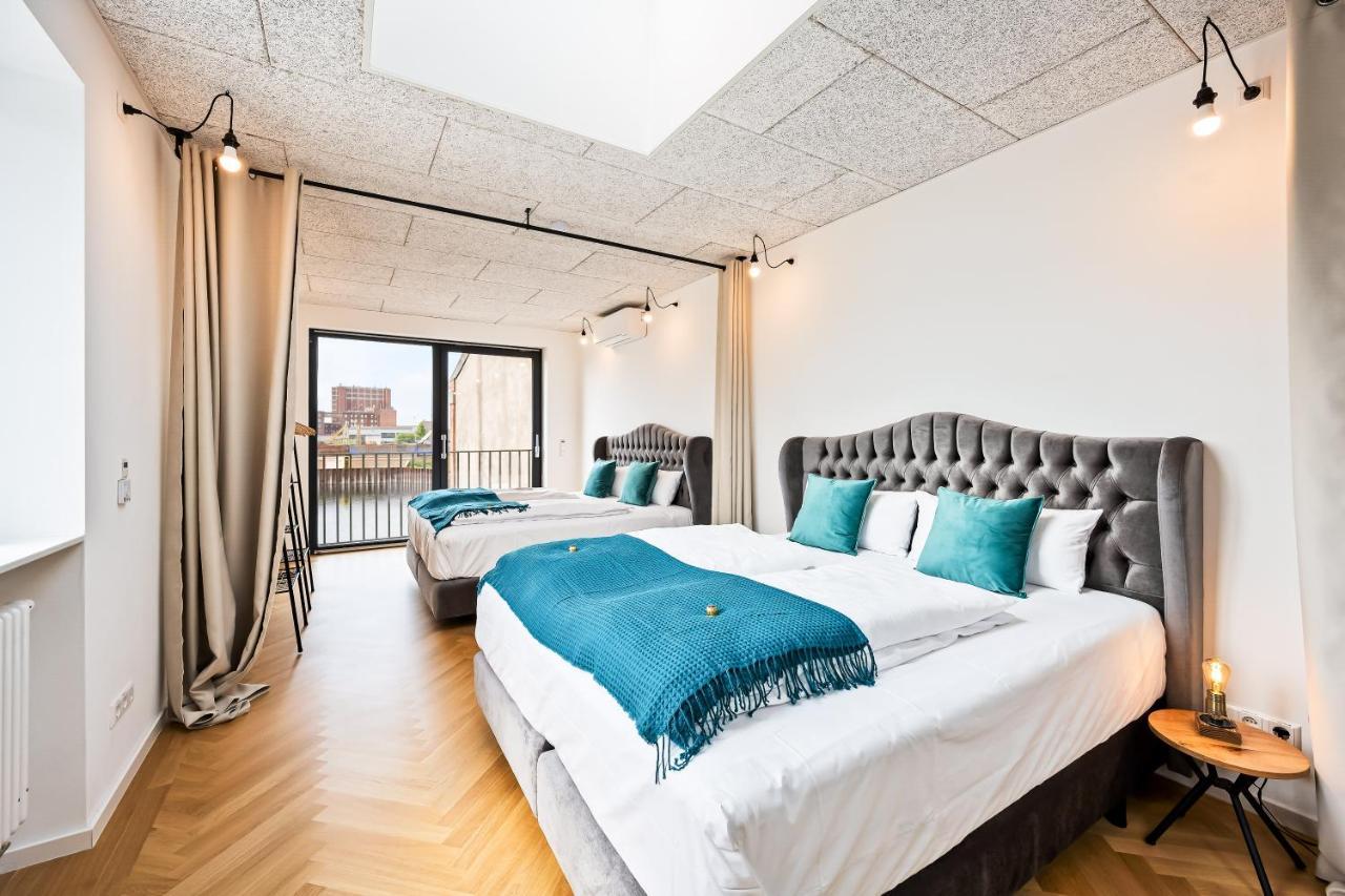 Lit Living - Luxus Loft - Box Spring - Air Con - Bbq - Panorama Apartman MHG Kültér fotó