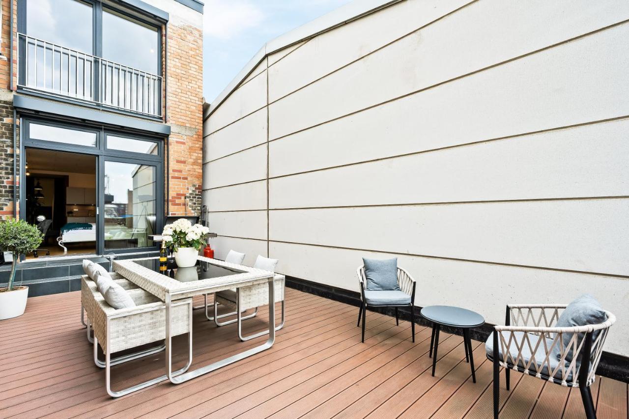 Lit Living - Luxus Loft - Box Spring - Air Con - Bbq - Panorama Apartman MHG Kültér fotó