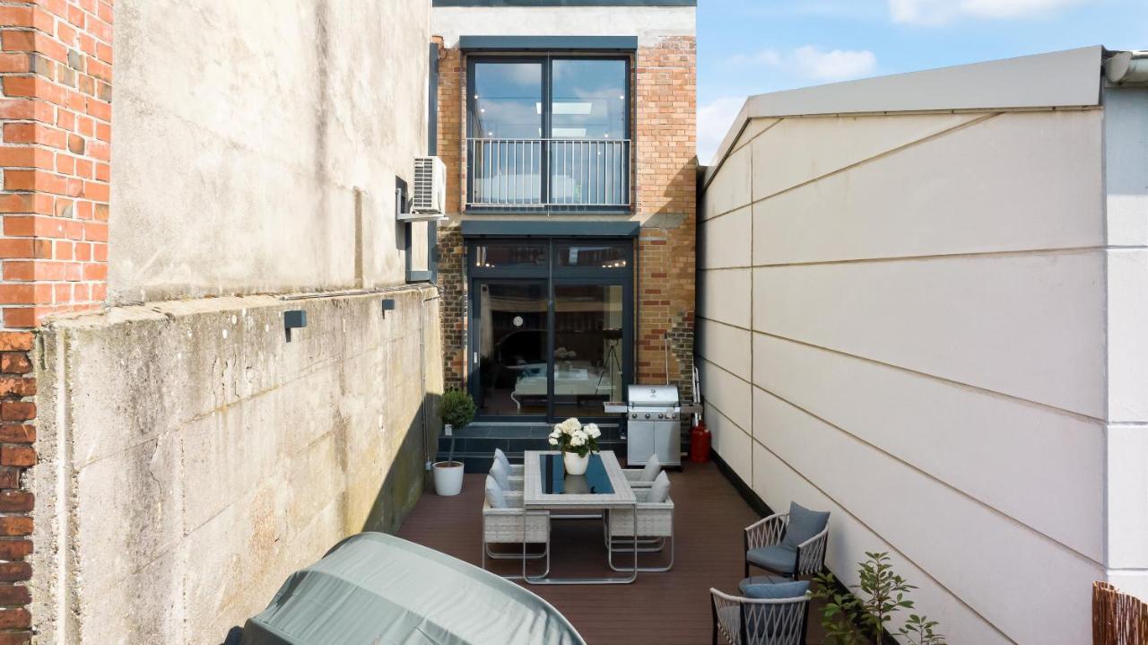 Lit Living - Luxus Loft - Box Spring - Air Con - Bbq - Panorama Apartman MHG Kültér fotó